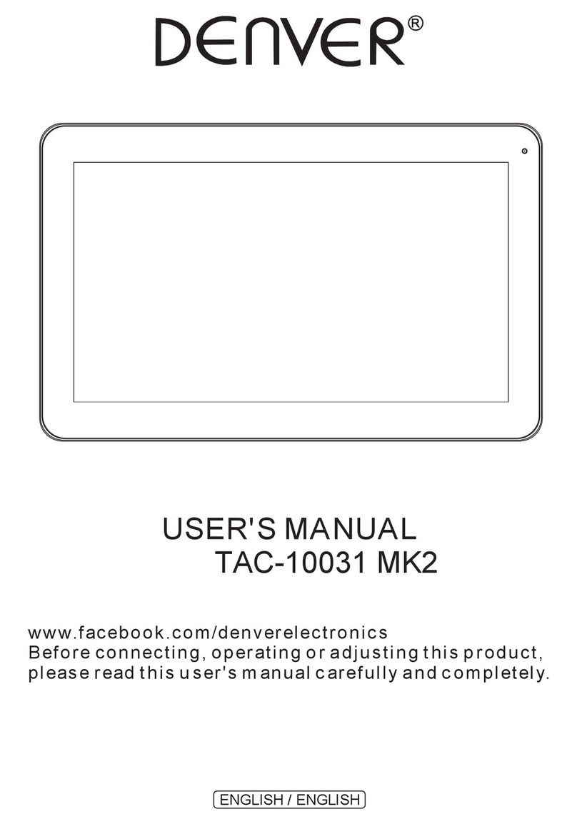 Denver TAC-10031 MK2 user manual
