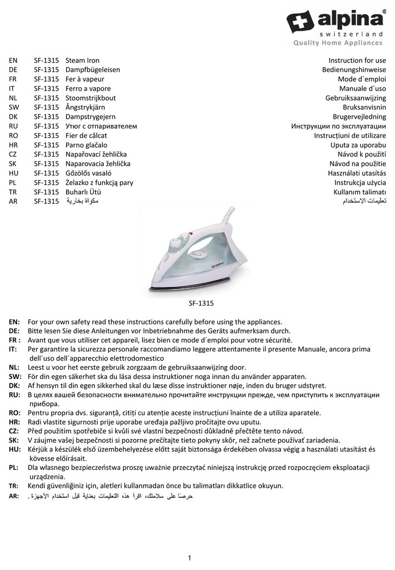 Alpina SF-1315 Instructions for use