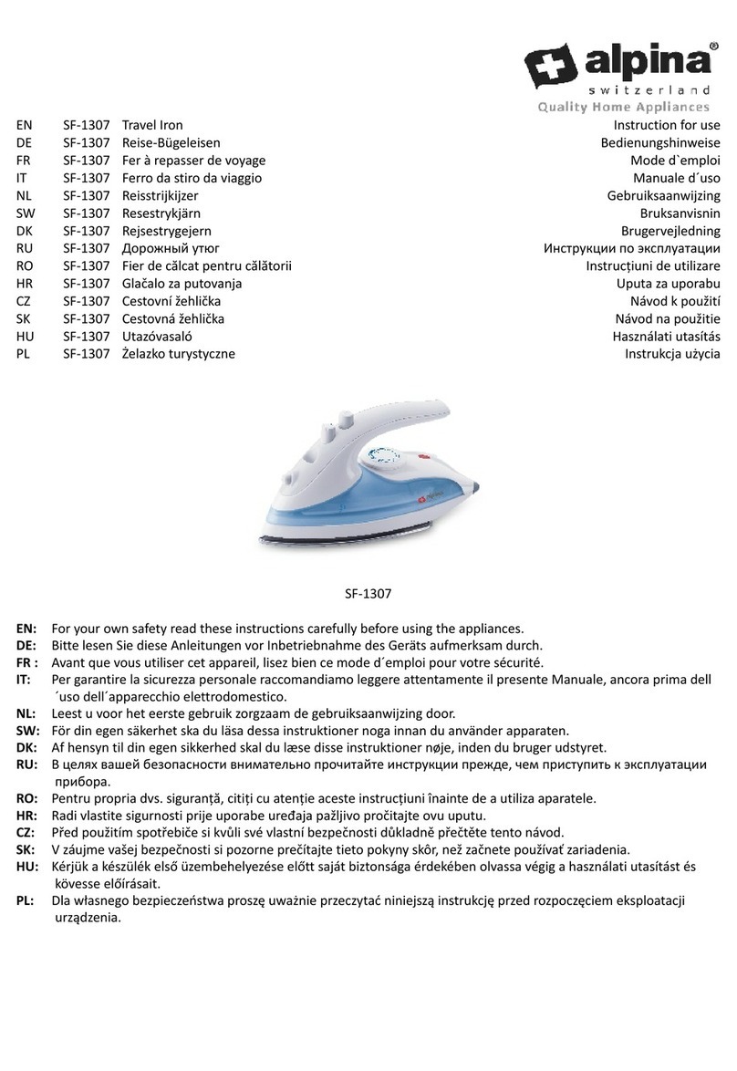 Alpina SF-1307 User manual