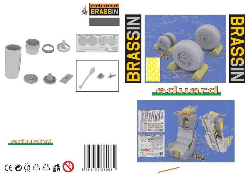 Eduard BRASSIN F-4 exhaust nozzles USAF early User manual