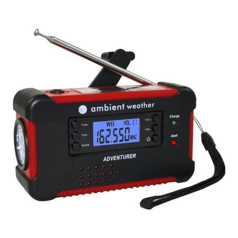 Ambient Weather ADVENTURER WR-112 user manual Ambient Weather ADVENTURER WR-112 user manual