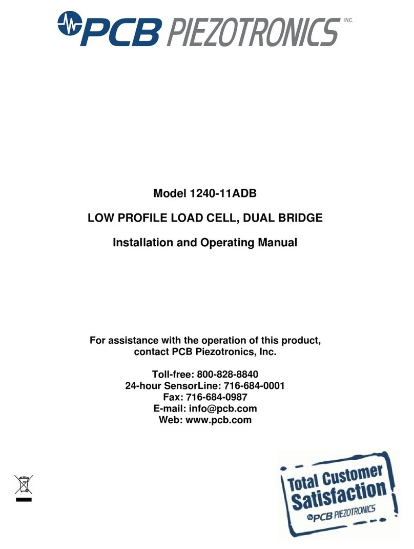 PCB 1240-11ADB Installation and operating manual PCB 1240-11ADB Installation and operating manual