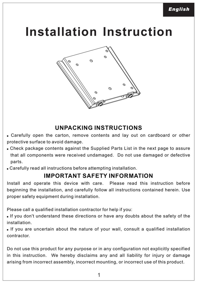 Selby LCD110b User manual