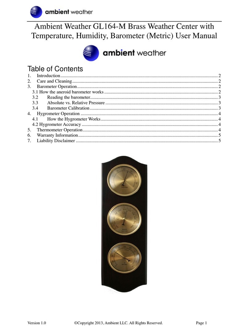 Ambient Weather GL164-M user manual