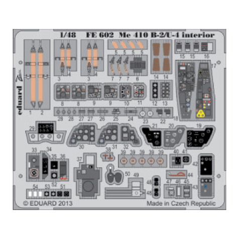 Eduard Me 410 B-2/U-4 interior S.A. User manual