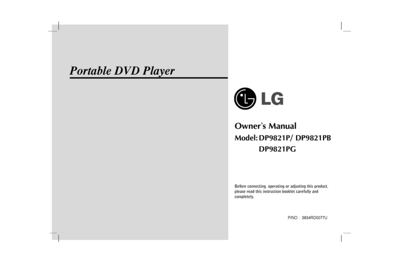 LG DP9821PB User manual