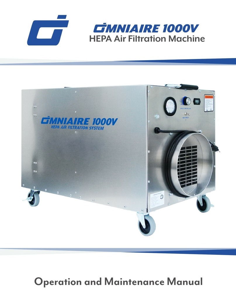 Omniaire 1000V Operation and maintenance manual