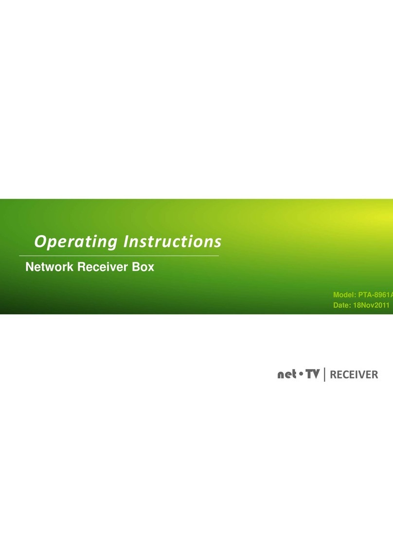 net-TV PTA-8961A operating instructions