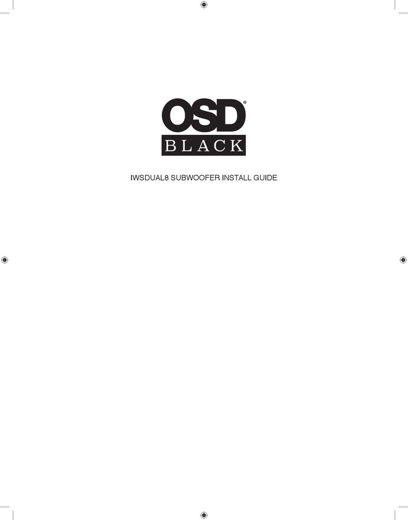 OSD Audio BLACK IWSDUAL8 install guide