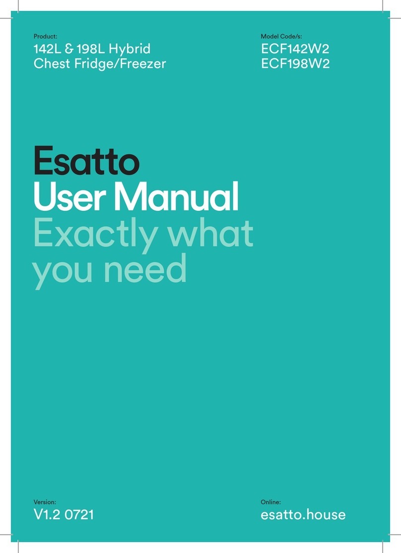 Esatto ECF142W2 user manual