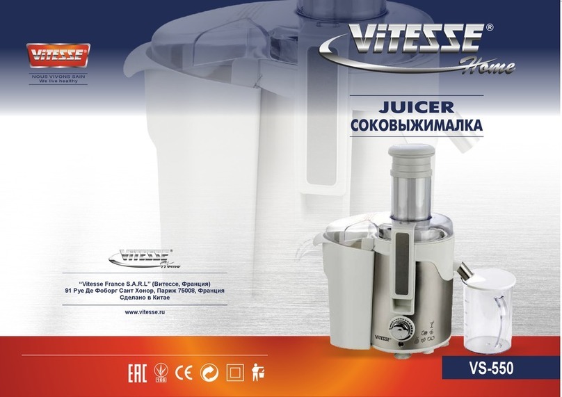 Vitesse Home Nouveau Series User manual
