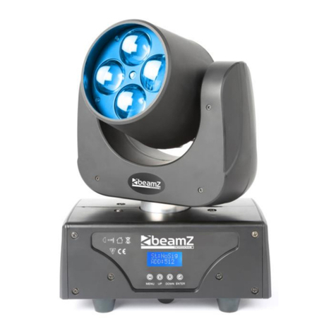 Beamz professional Razor510 instruction manual