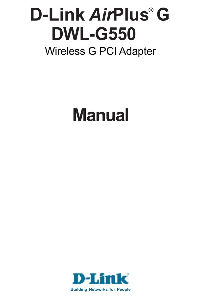 D-Link DWL-G550 User manual