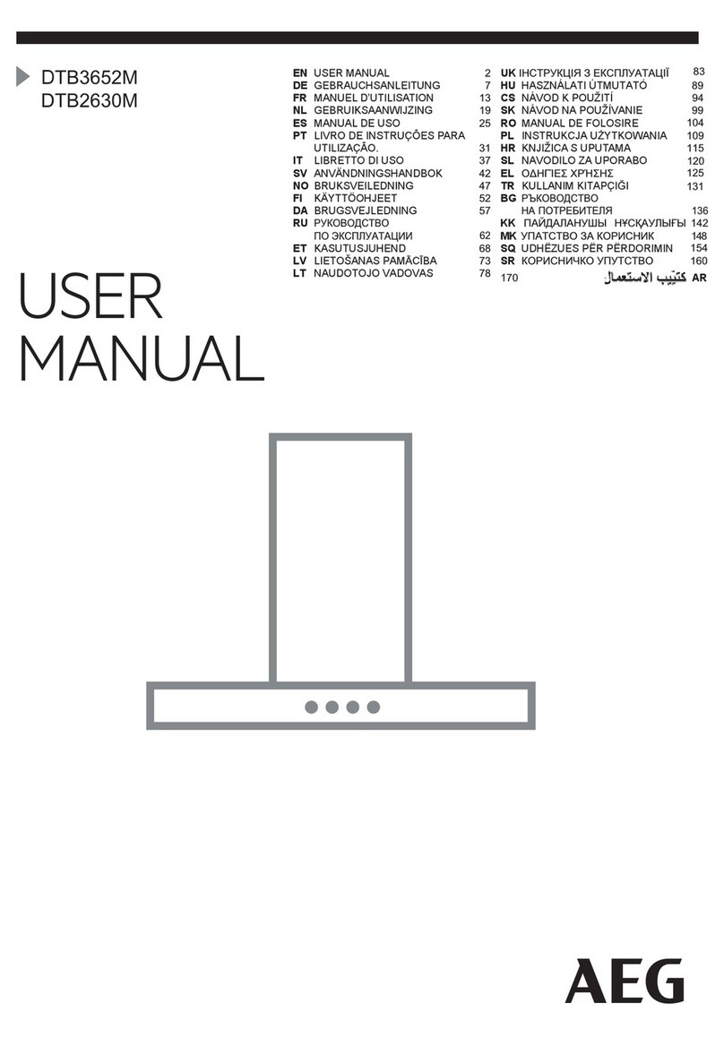 AEG DTB3652M User manual