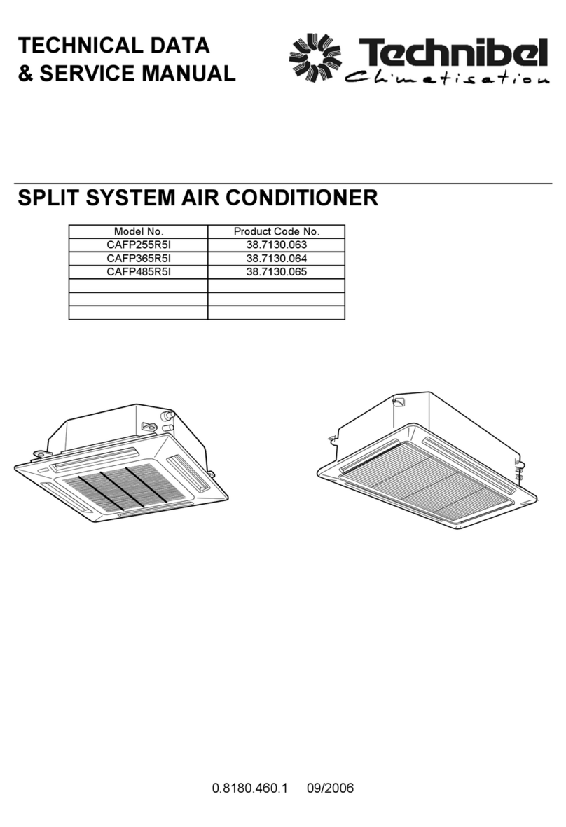 Technibel Climatisation CAFP365R5I Manual