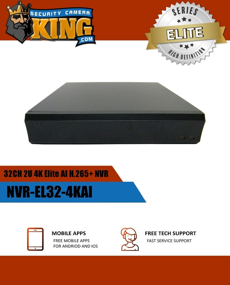 Security Camera King ELITE SERIES manual