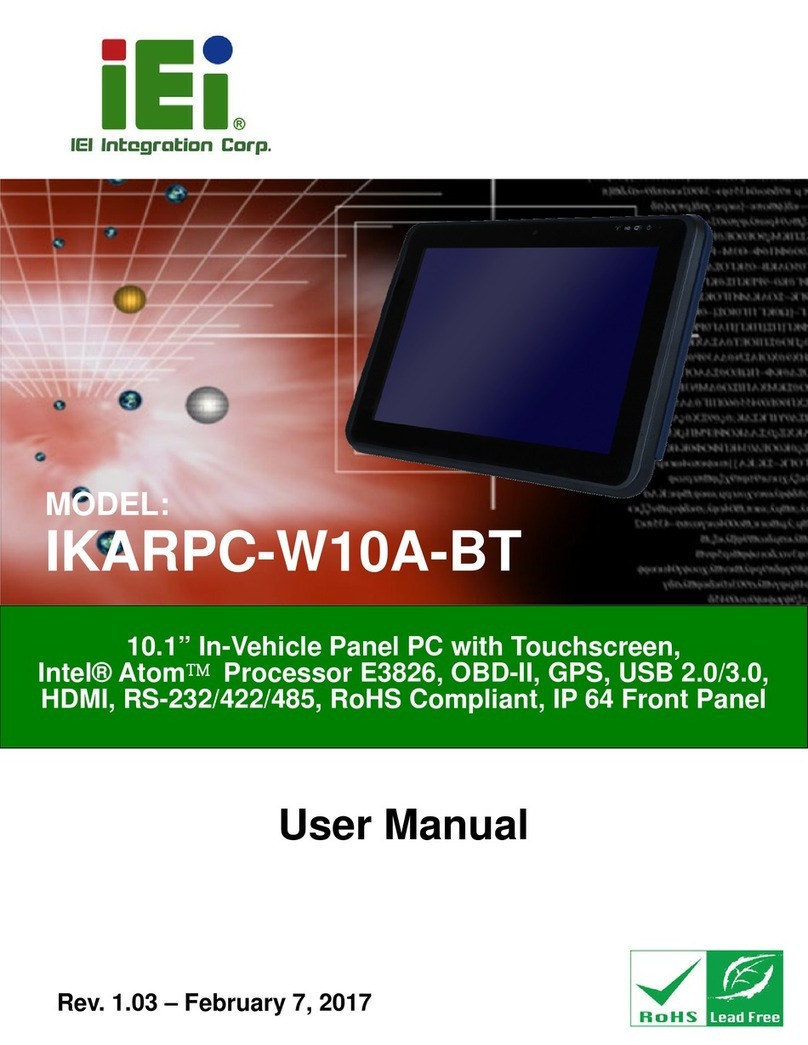 IEI Technology IKARPC-W10A user manual