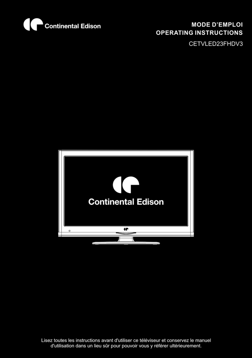 CONTINENTAL EDISON CETVLED23FHDV3 User manual