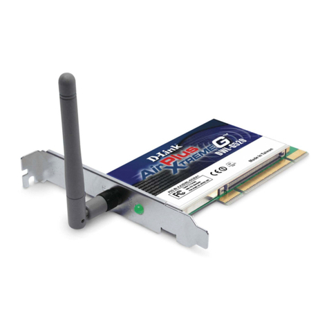 D-Link AirPlus XTREME G DWL-G520 User manual