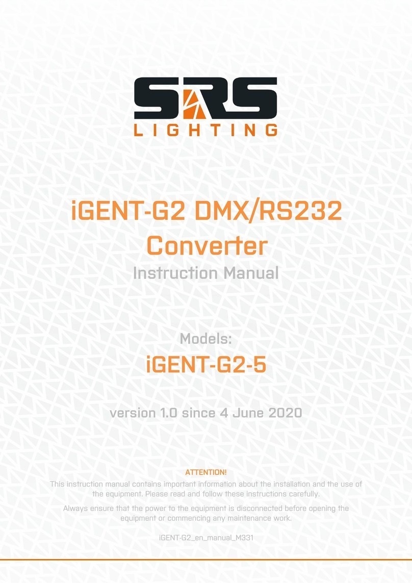 SRS Lighting iGENT-G2 User manual