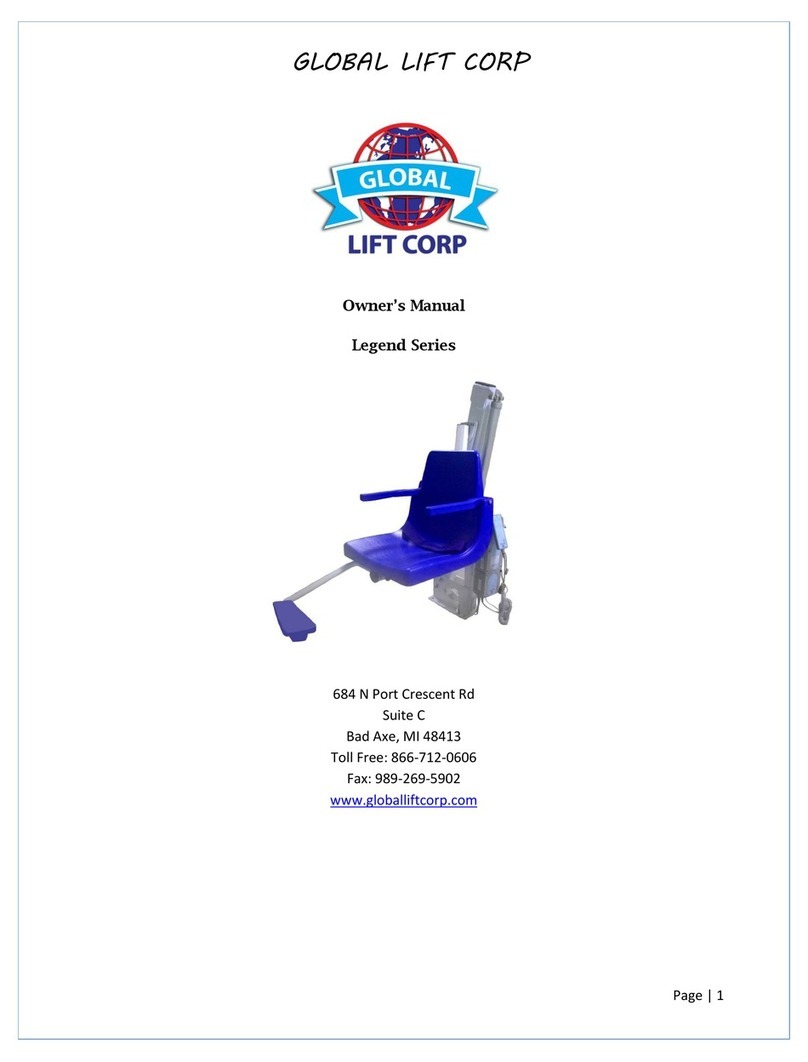 global lift corp Legend L-325 owner's manual