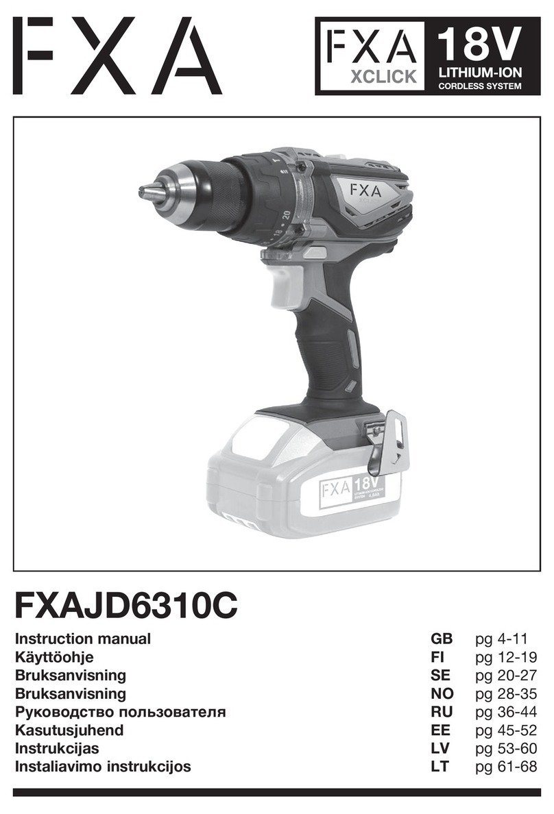 FXA XCLICK FXAJD6310C User manual