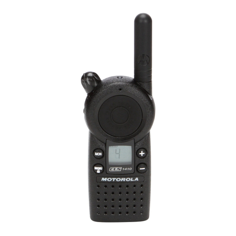 Motorola CLS 1413 User manual