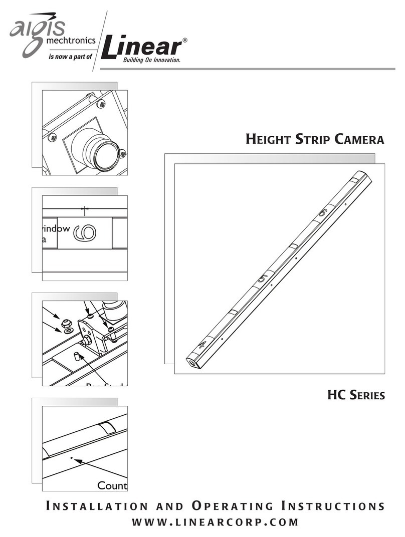 Linear aigis mechtronics HC Series Installation and operating instructions