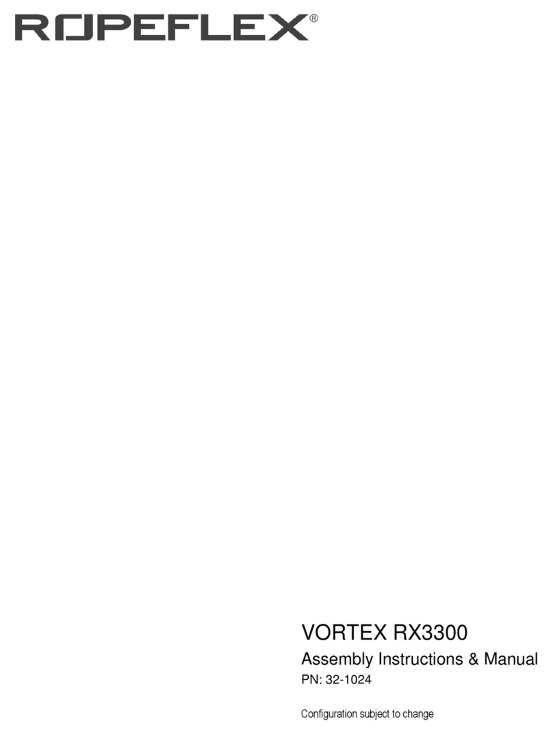 Ropeflex VORTEX RX3300 Installation guide