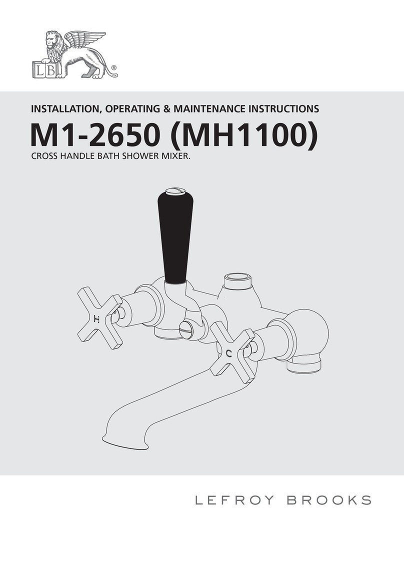 Lefroy Brooks M1-2650 Assembly instructions Lefroy Brooks M1-2650 Assembly instructions