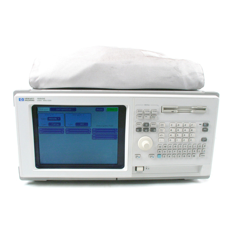 Agilent Technologies HP 1660E Series User manual Agilent Technologies HP 1660E Series User manual