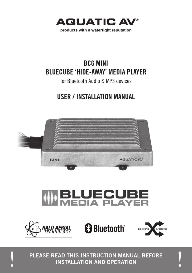 Aquatic BLUECUBE6 BC6 MINI User & installation manual