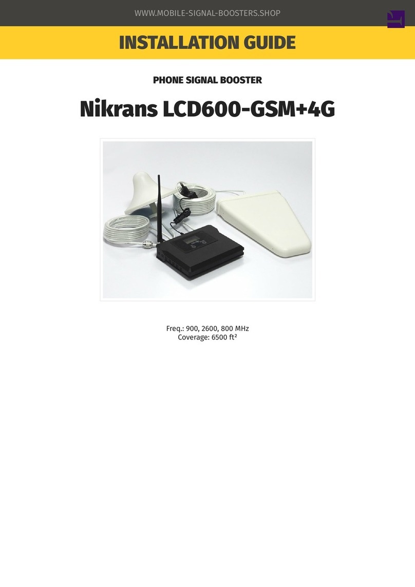 Nikrans LCD600-GSM+4G installation guide