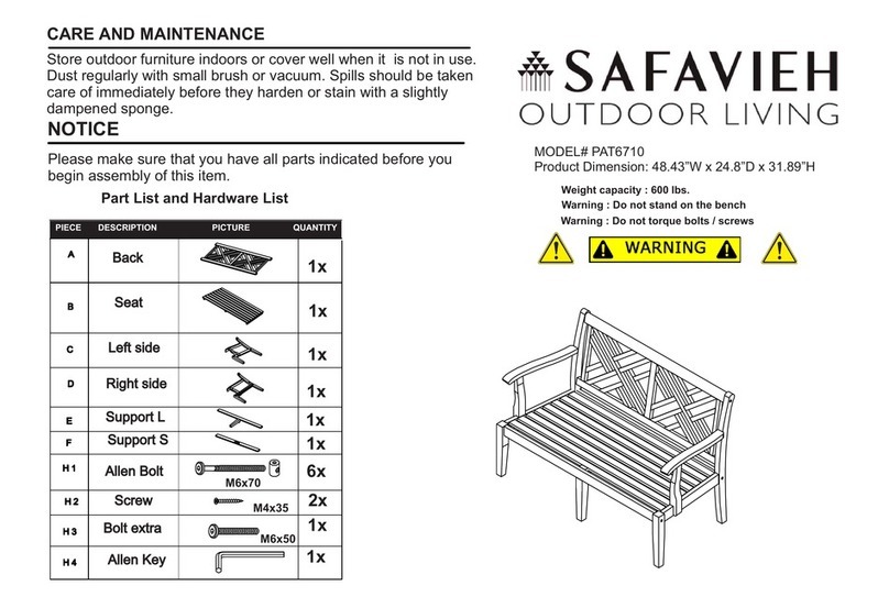 Safavieh PAT6710 manual