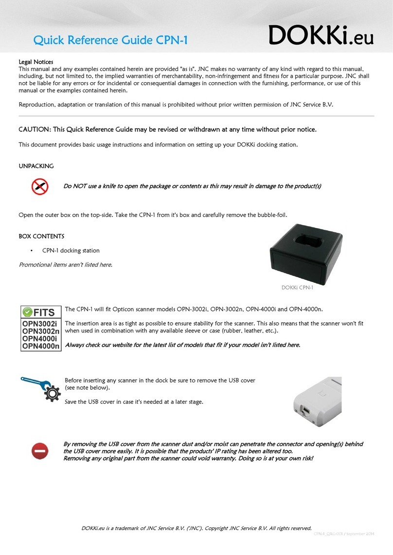 Dokki CPN-1 Quick reference guide