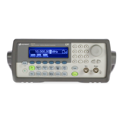 Keysight 33210A User manual