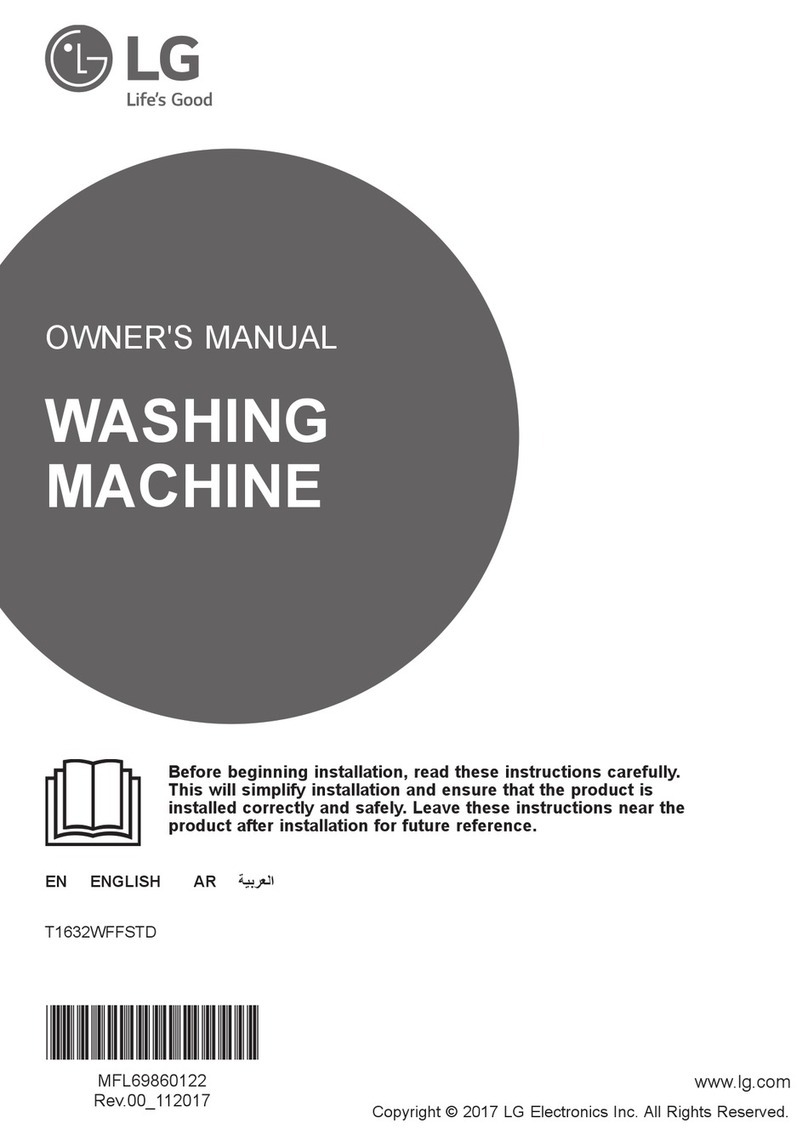 LG T1632WFFSTD owner's manual