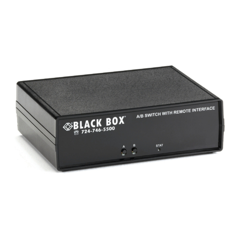 Black Box SW1040A manual
