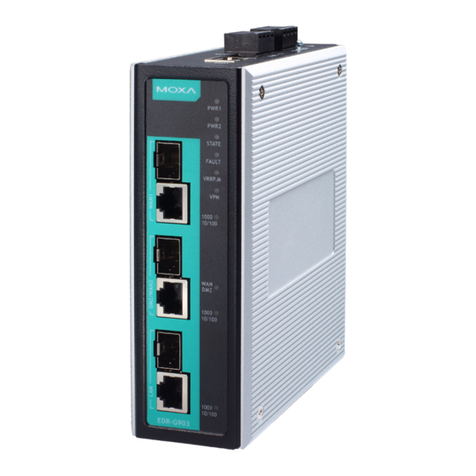Moxa Technologies EtherDevice EDR-G902-T User manual Moxa Technologies EtherDevice EDR-G902-T User manual
