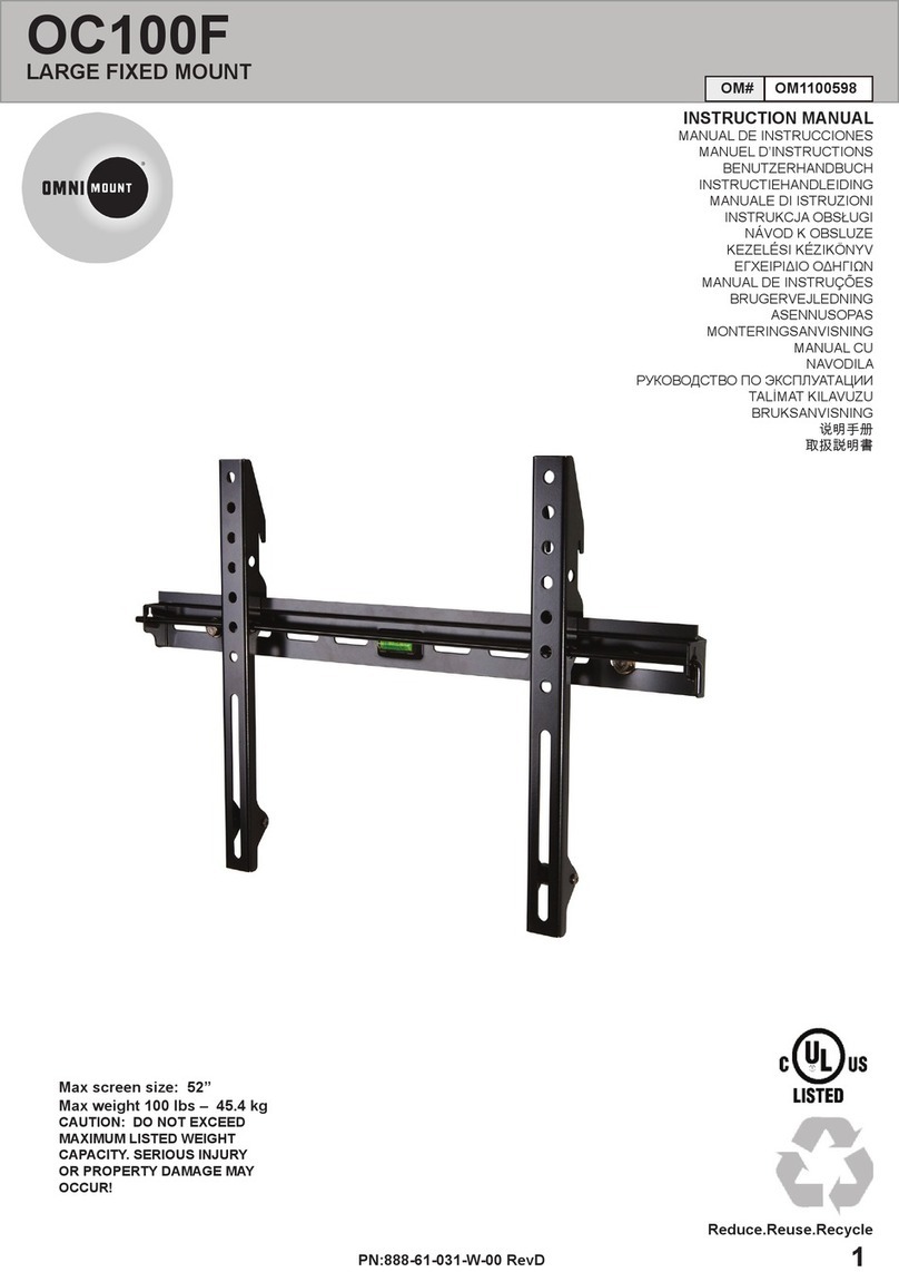 Omnimount OC100F User manual