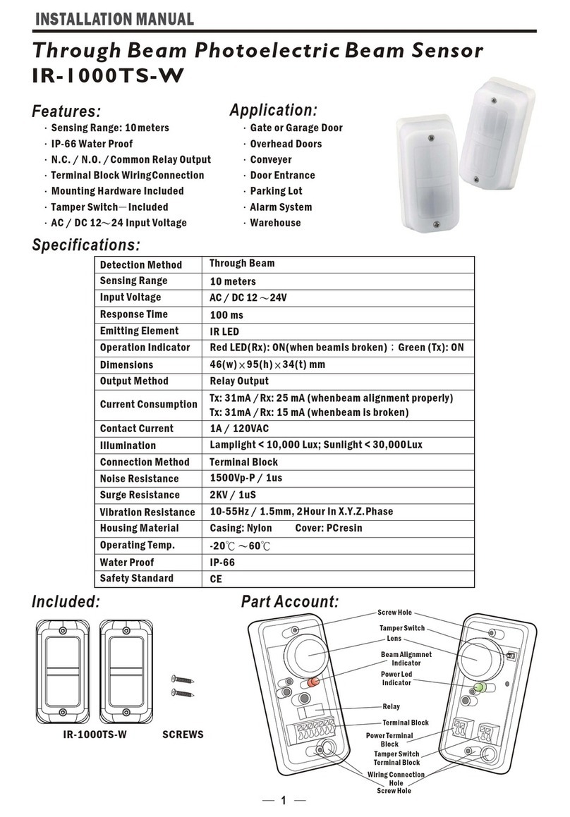 SCS IR-1000TS-W installation manual