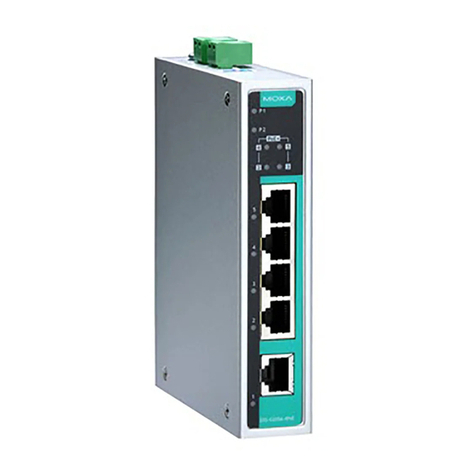 Moxa Technologies EtherDevice EDS-G205A-4POE-1GSFP-T Quick installation guide Moxa Technologies EtherDevice EDS-G205A-4POE-1GSFP-T Quick installation guide