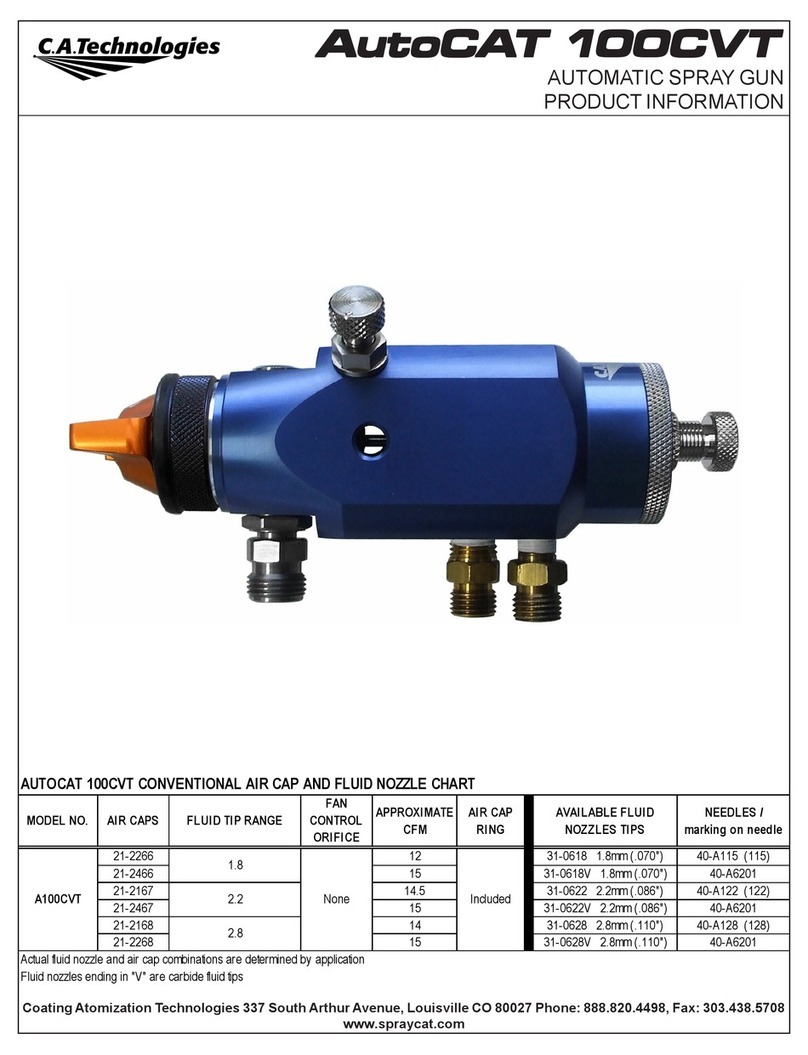 C.A. Technologies AutoCAT 100CVT User manual