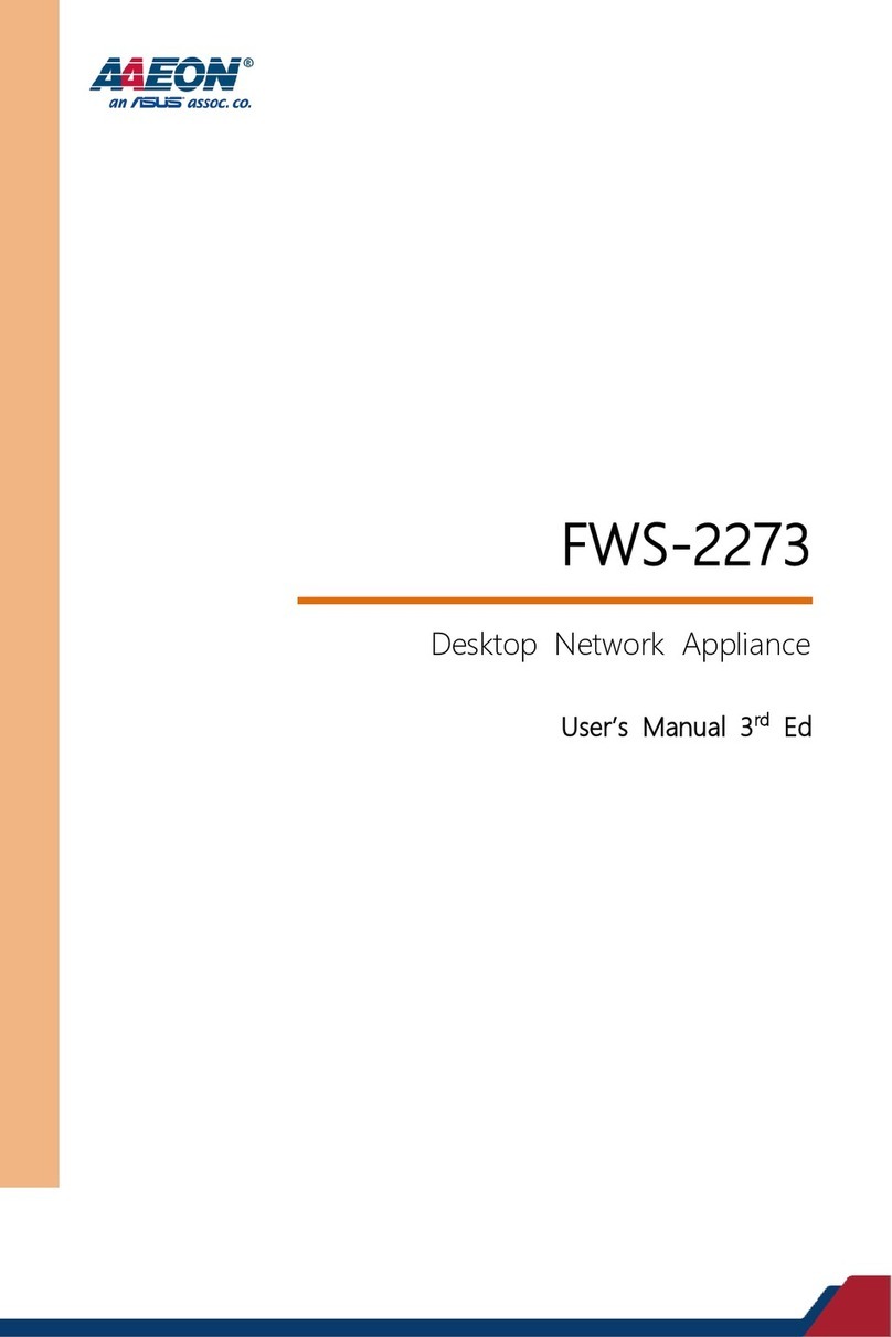 Asus Aaeon FWS-2273E7-A10-A10-00 user manual