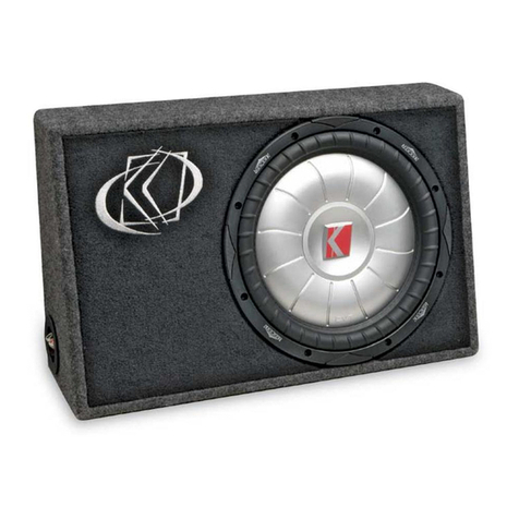 Kicker TCVT10 owner's manual