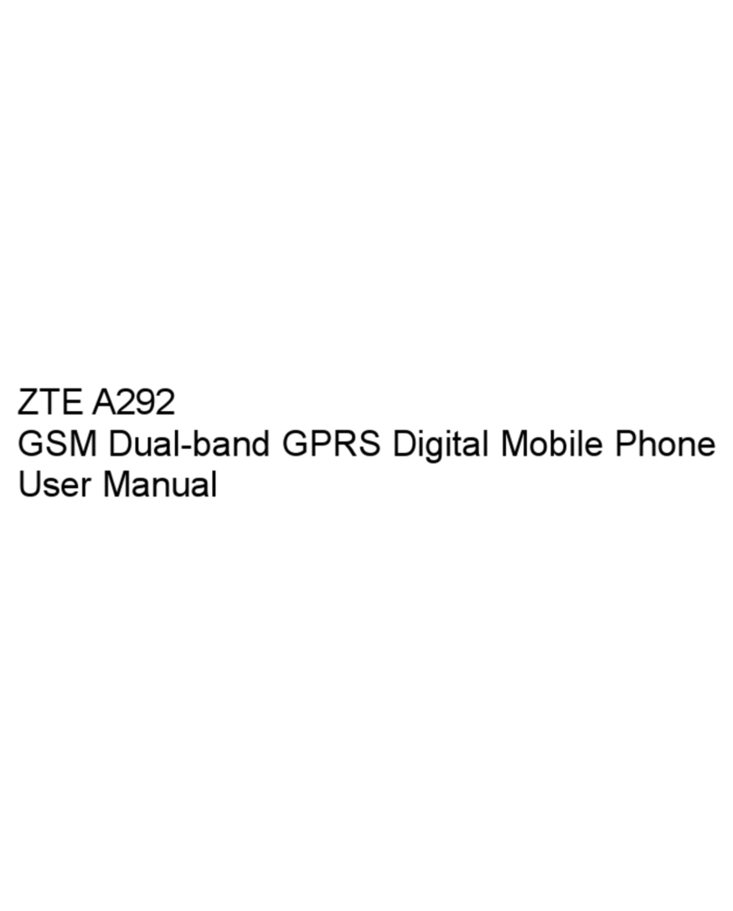 Zte A292 User manual