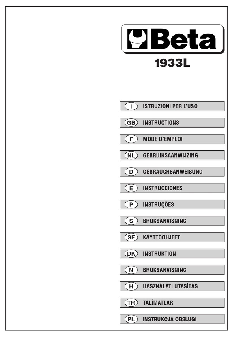 Beta 1933L User manual