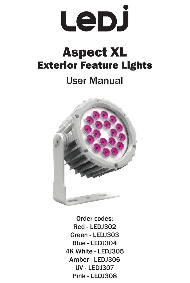 Ledj Aspect XL LEDJ302 User manual
