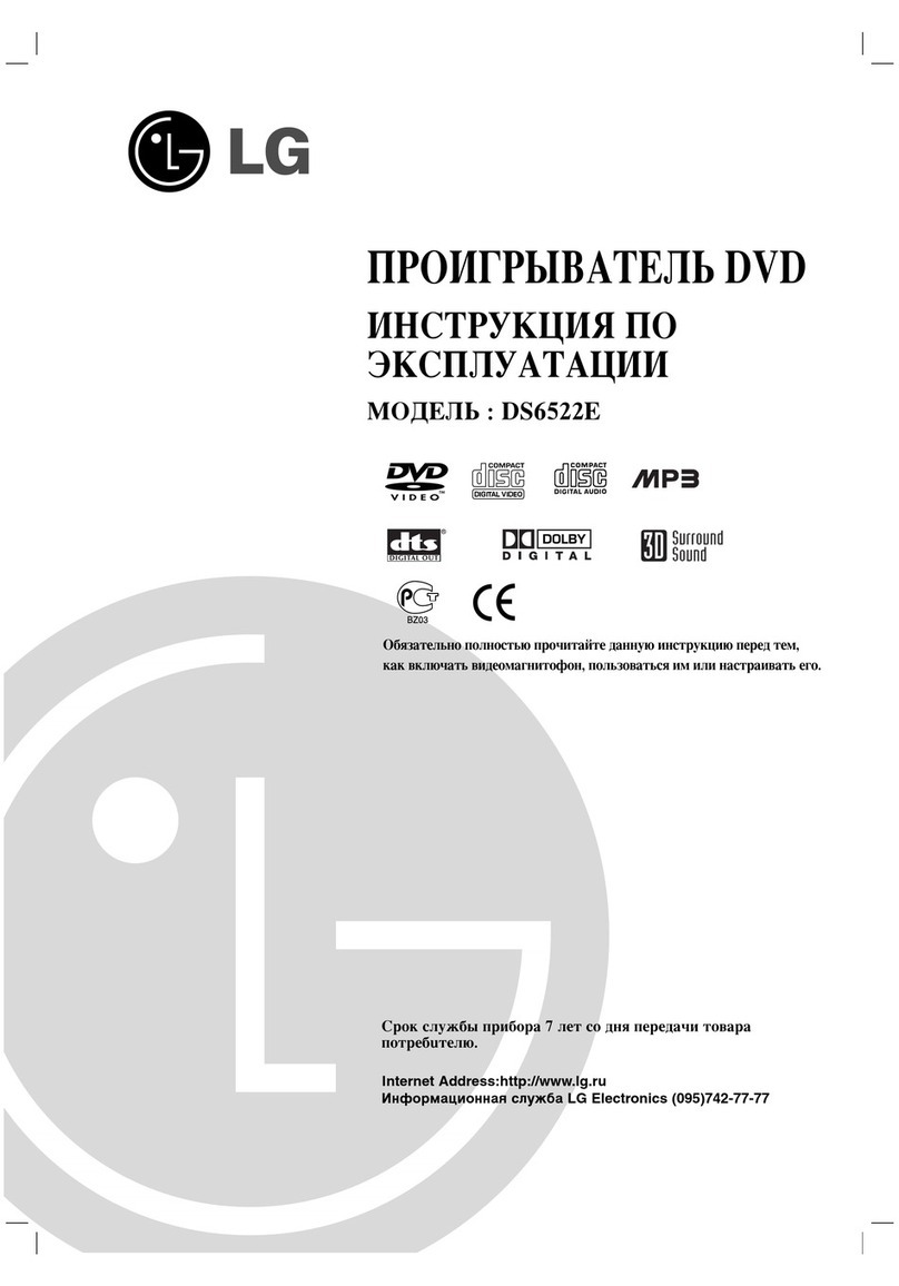 LG DS6522E User manual