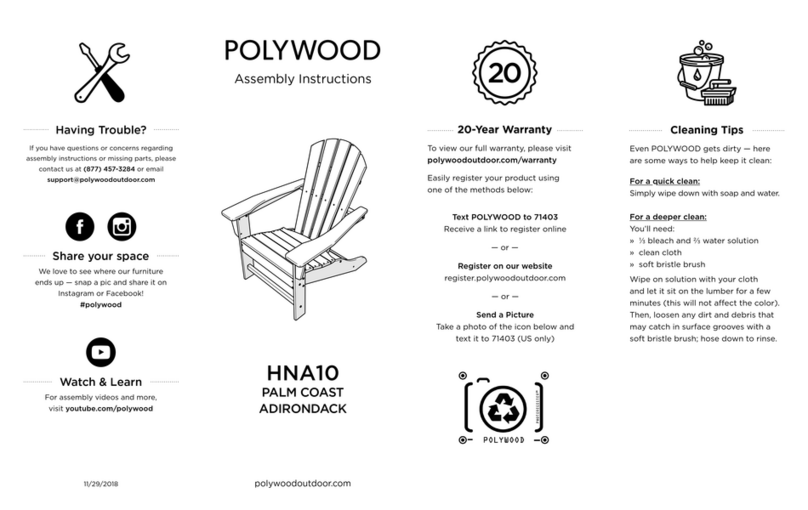 Polywood HNA10 User manual